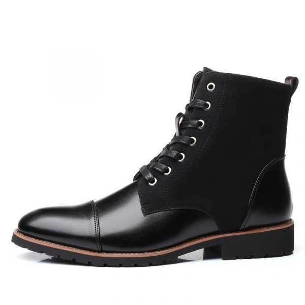 Bottines Homme Noir Lacets