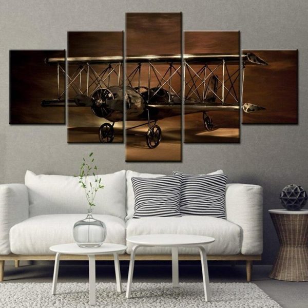 Tableau Avion Vintage