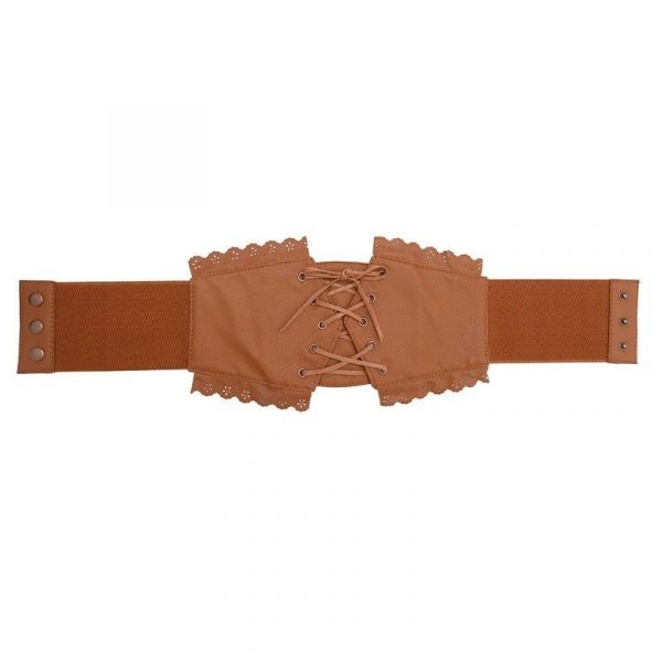 Ceinture Serre Taille Cuir Femme