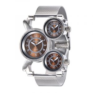 Montre 3 cadrans Homme