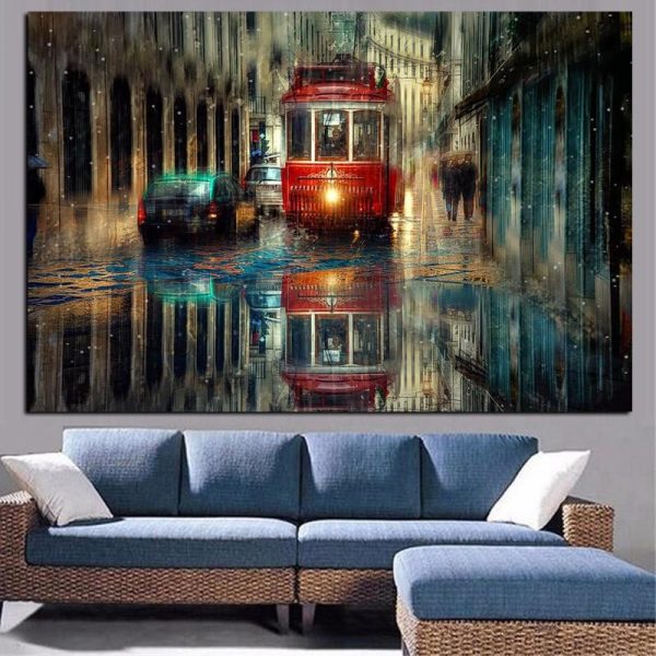 Tableau Peinture Style Industriel