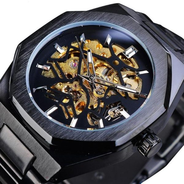 Montre Cadran Hexagonal