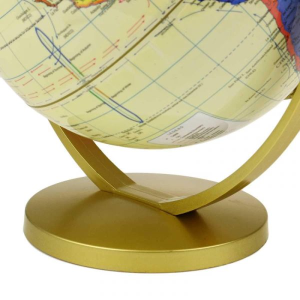 Globe Terrestre Tournant Sur Pied