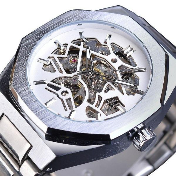 Montre Cadran Hexagonal