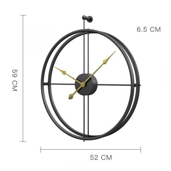 Horloge Murale Minimaliste Moderne