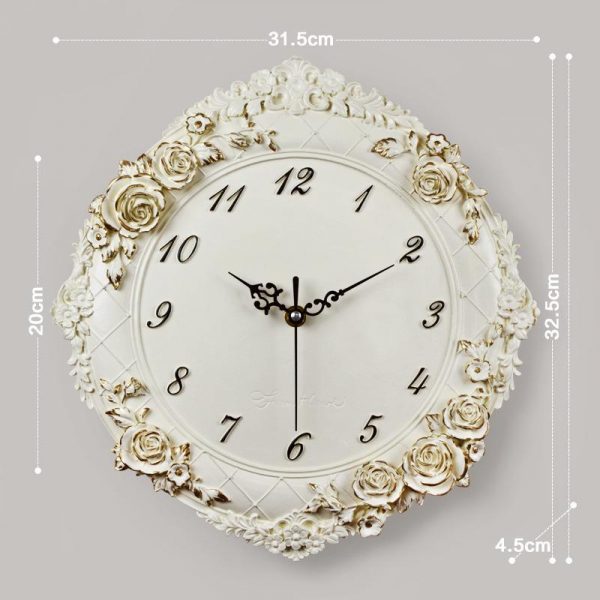 Horloge Vintage Blanche