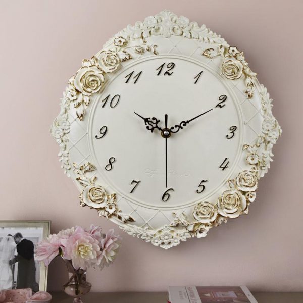 Horloge Vintage Blanche