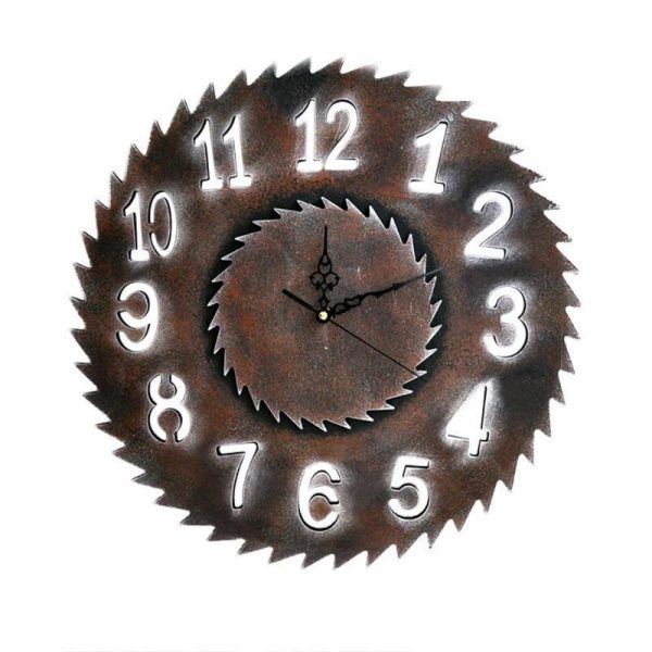 Horloge Industrielle Scie