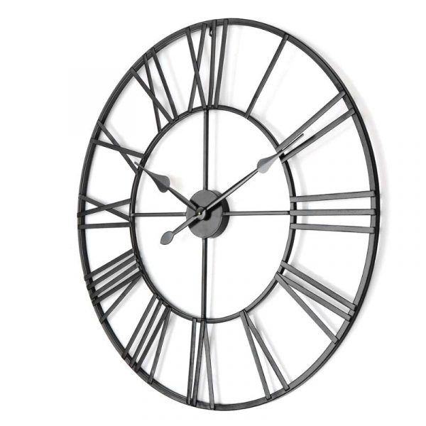 Horloge Murale Vintage Noire