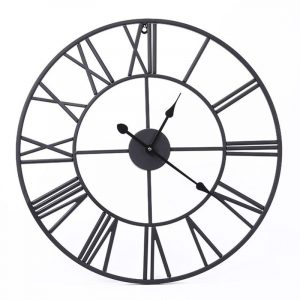 Horloge Murale Vintage Noire