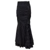 Jupe Noire Longue Gothique – Image 2