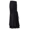 Jupe Noire Longue Gothique – Image 3