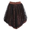 Jupe Courte Marron Steampunk – Image 2