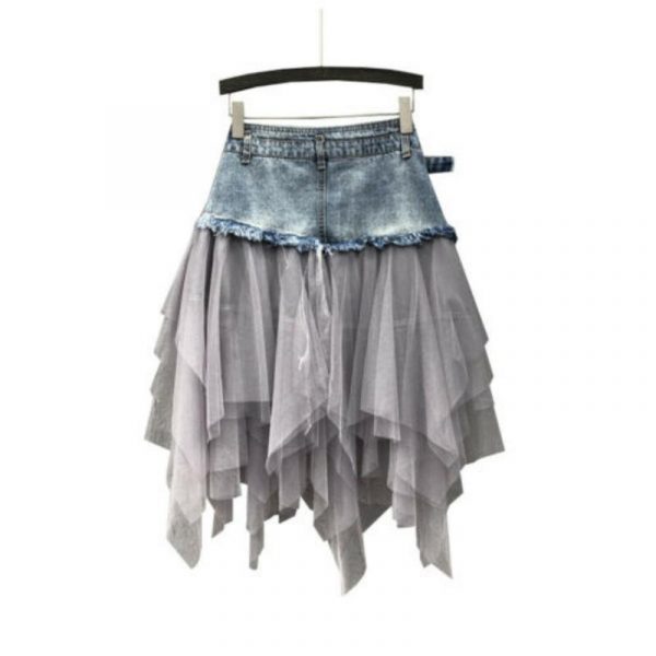 Jupe Jean et Tulle