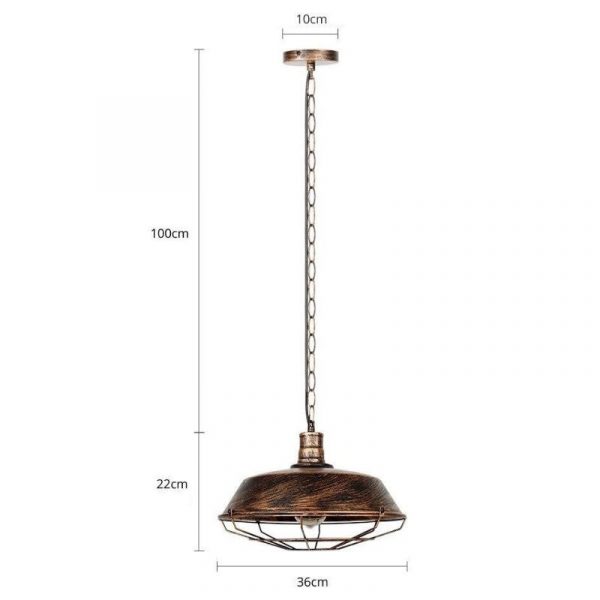 Lampe Suspendue Style Industriel