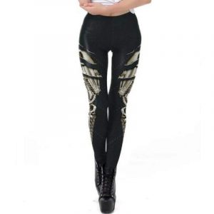 Legging Steampunk Noir