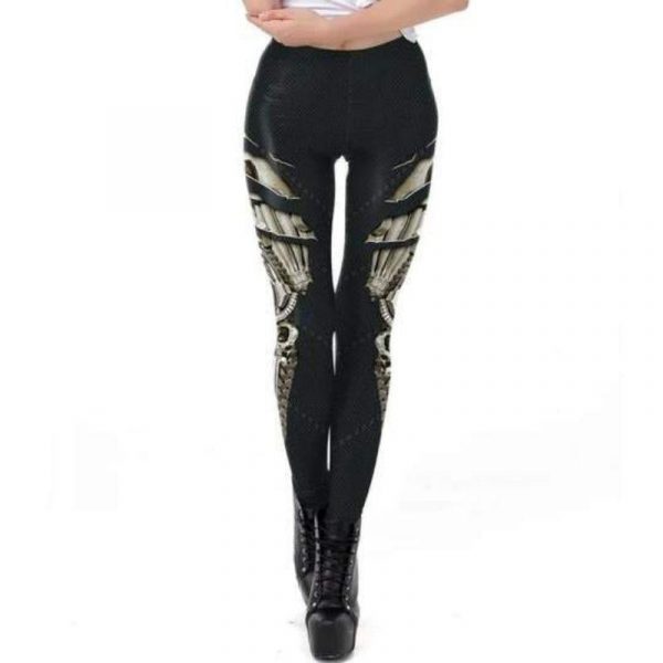 Legging Steampunk Noir