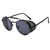 Lunettes de Soleil Rondes Steampunk – Image 6