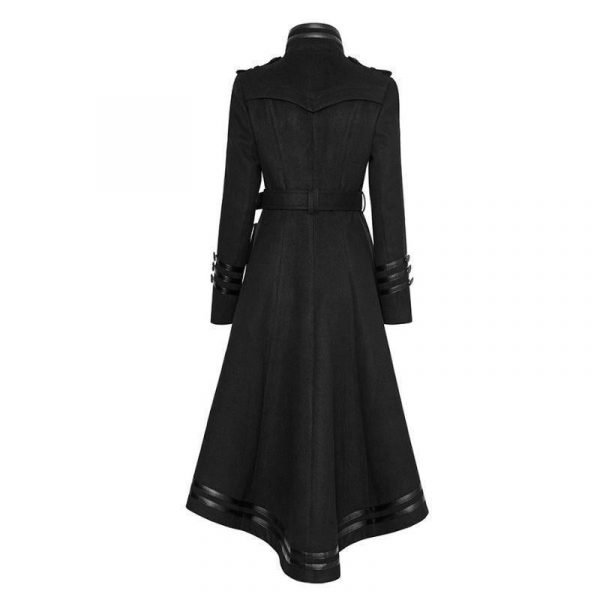 Manteau Long Noir Gothique Femme