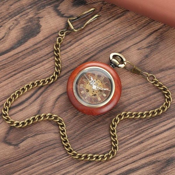 Montre de Poche en Bois