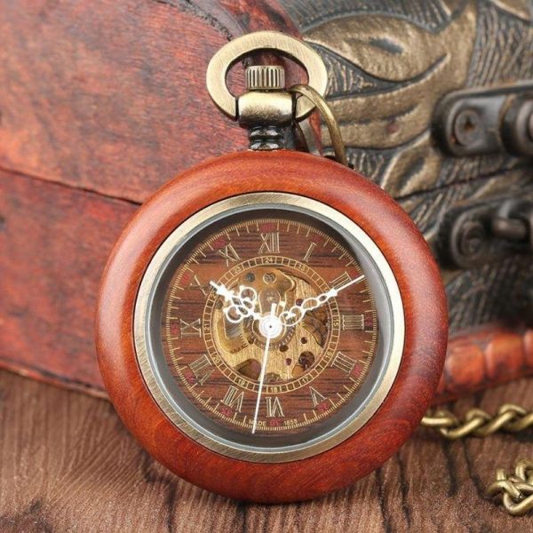 Montre de Poche en Bois