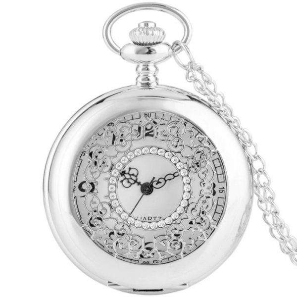 Montre Gousset Pendentif Femme Argent