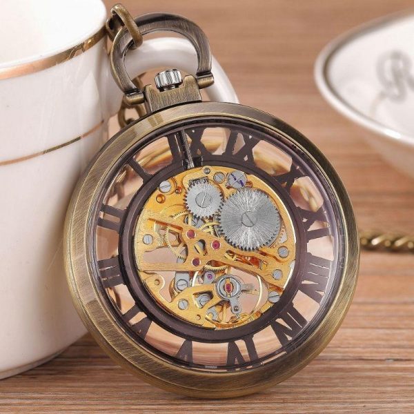 Montre Gousset Transparente