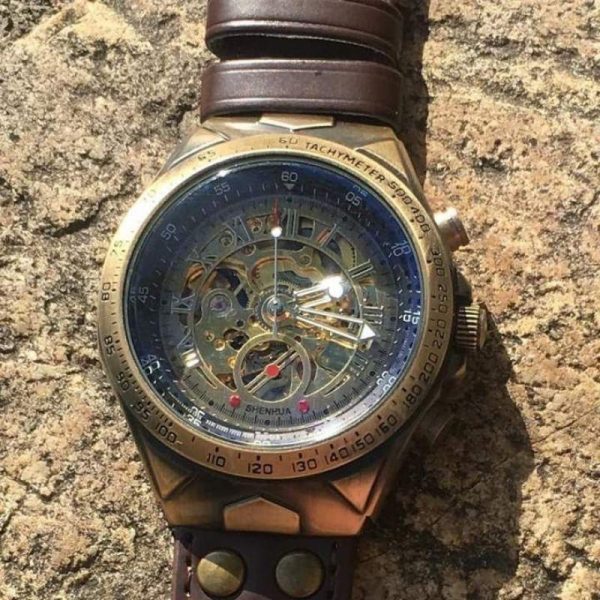 Montre Squelette Steampunk