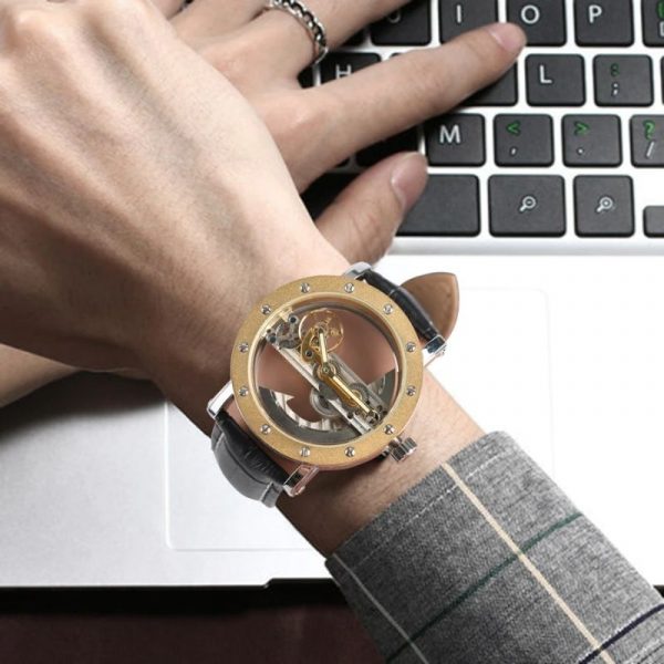 Montre Homme Squelette Transparent