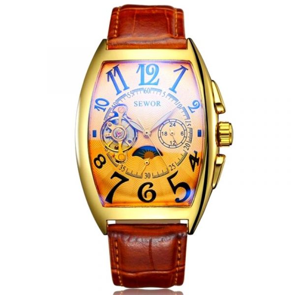 Montre Rectangulaire Homme Vintage