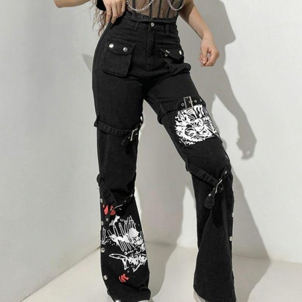 Pantalon Cyber Gothique