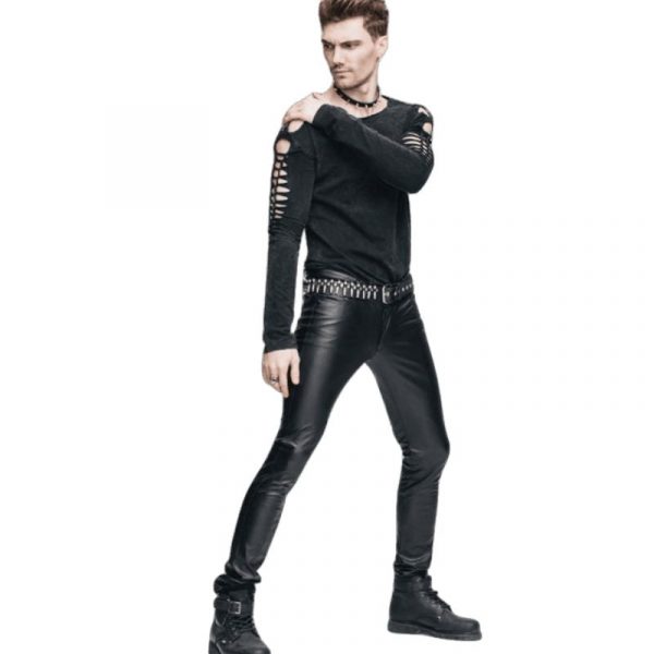 Pantalon Cuir Homme Rock