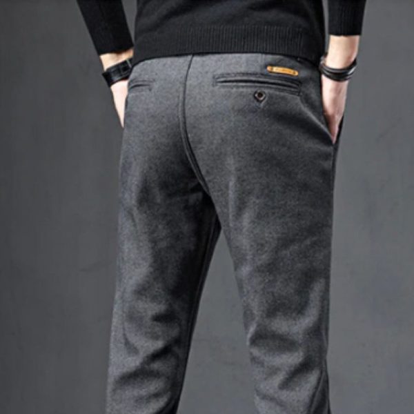 Pantalon Tweed Gris Homme