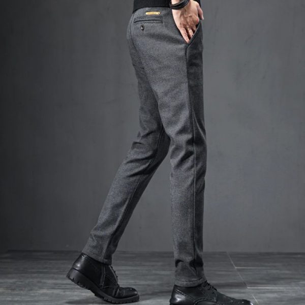 Pantalon Tweed Gris Homme