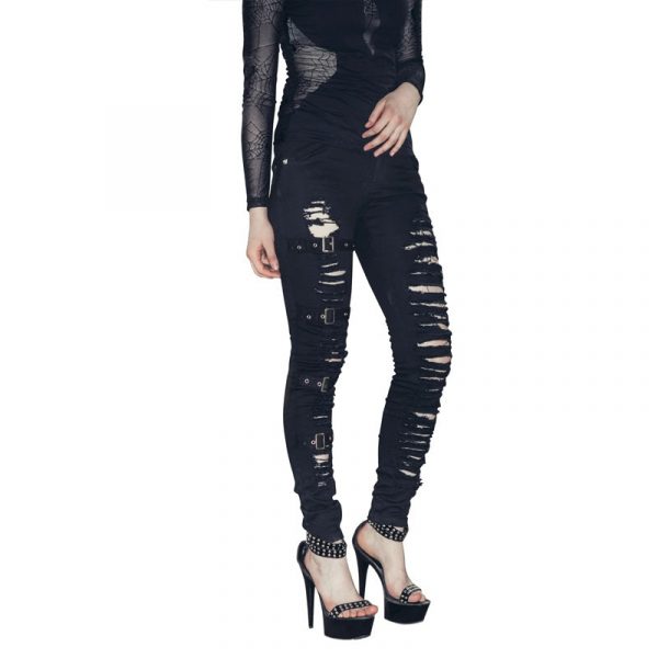 Pantalon Punk Gothique Femme