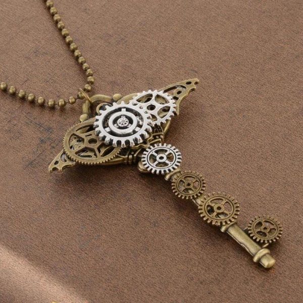 Pendentif Clé Steampunk