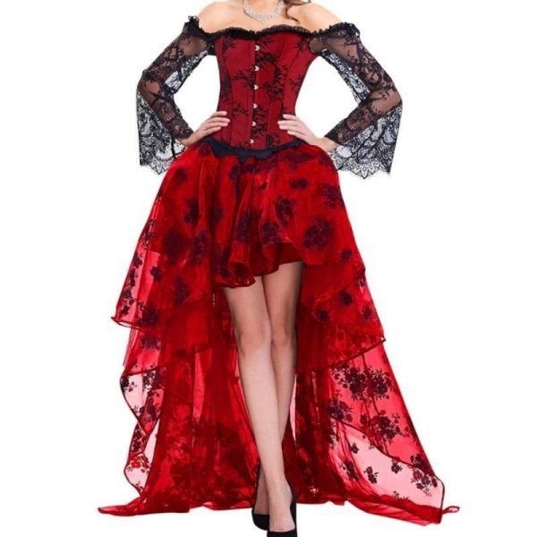 Robe Steampunk Rouge