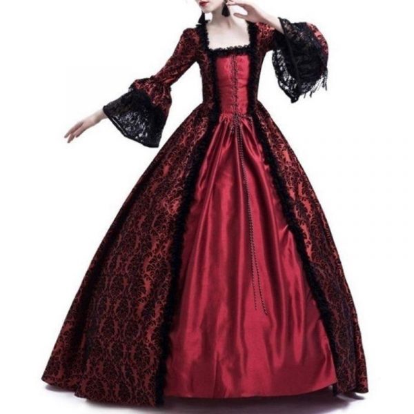 Robe Victorienne Rouge