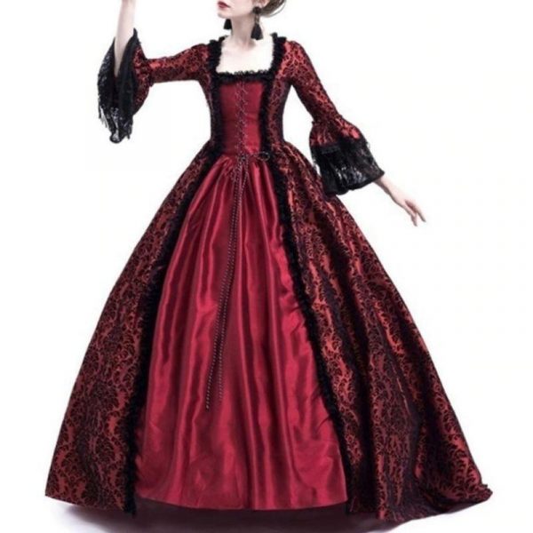 Robe Victorienne Rouge