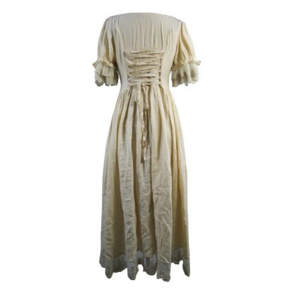 Robe Victorienne Blanc Cassé