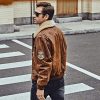 Veste Aviateur Homme Cuir – Image 13