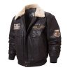 Veste Aviateur Homme Cuir – Image 6
