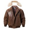 Veste Aviateur Homme Cuir – Image 10