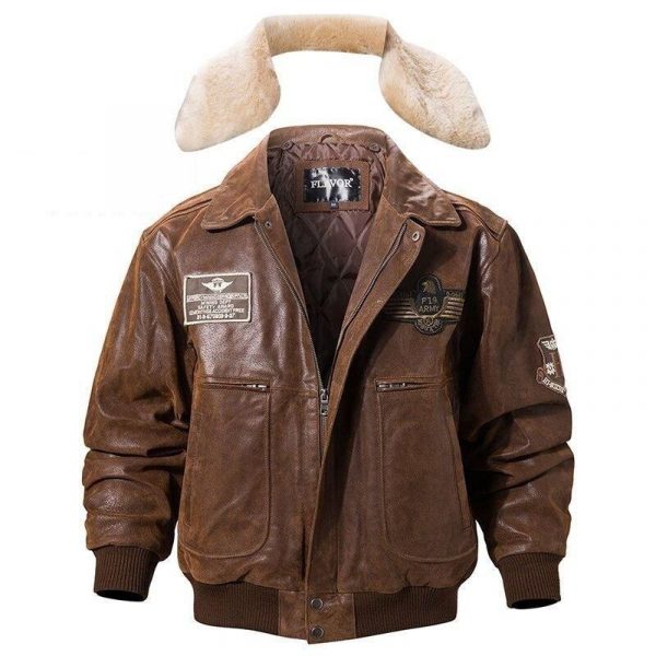 Veste Aviateur Homme Cuir