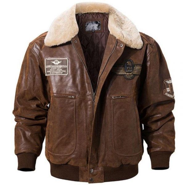 Veste Aviateur Homme Cuir