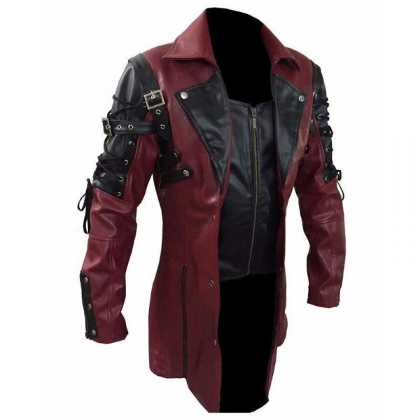 Veste Cuir Gothique Homme