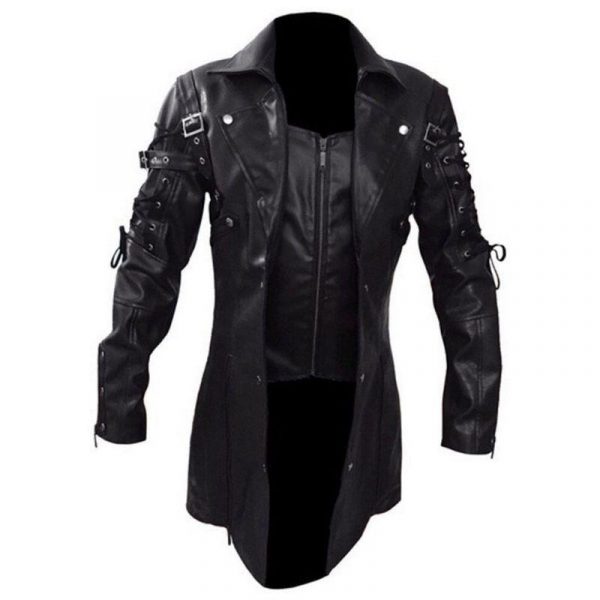 Veste Cuir Gothique Homme