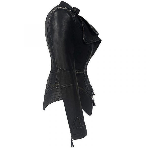 Veste en cuir Gothique Femme