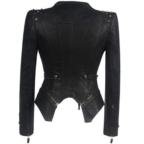 Veste en cuir Gothique Femme