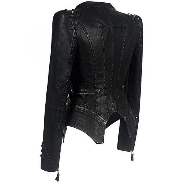 Veste en cuir Gothique Femme